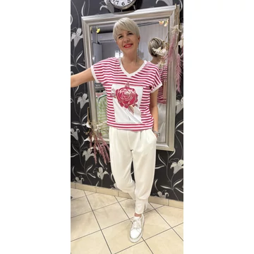 Párizs pink felső